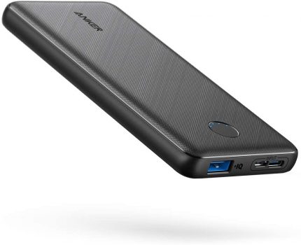Anker Portable Charger, 313 Power Bank (PowerCore Slim 10K)