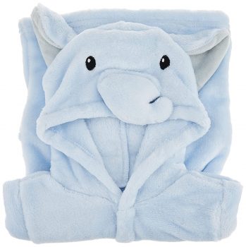 Unisex Baby Plush Animal Face Robe