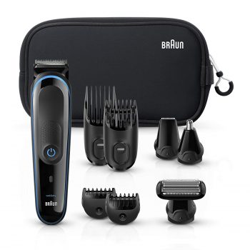Braun Hair Clippers for Men, 9-in-1 Beard, Ear & Nose Trimmer, Body Grooming Kit